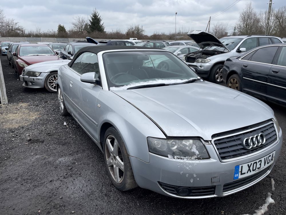 Audi A4 Cabrio silnik 3.0 V6 2003r,Anglik