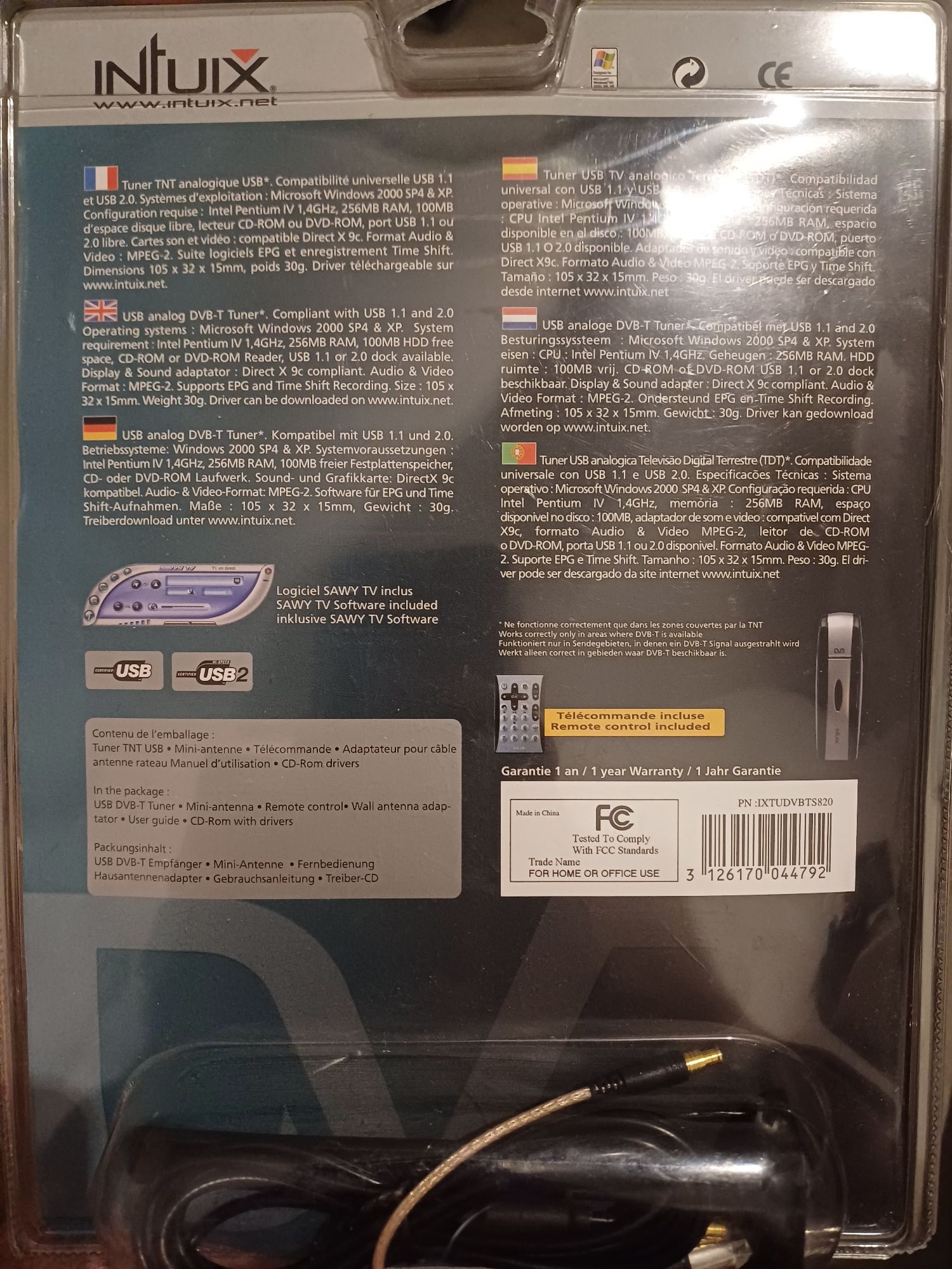 TV TunerUSB universal Intuix