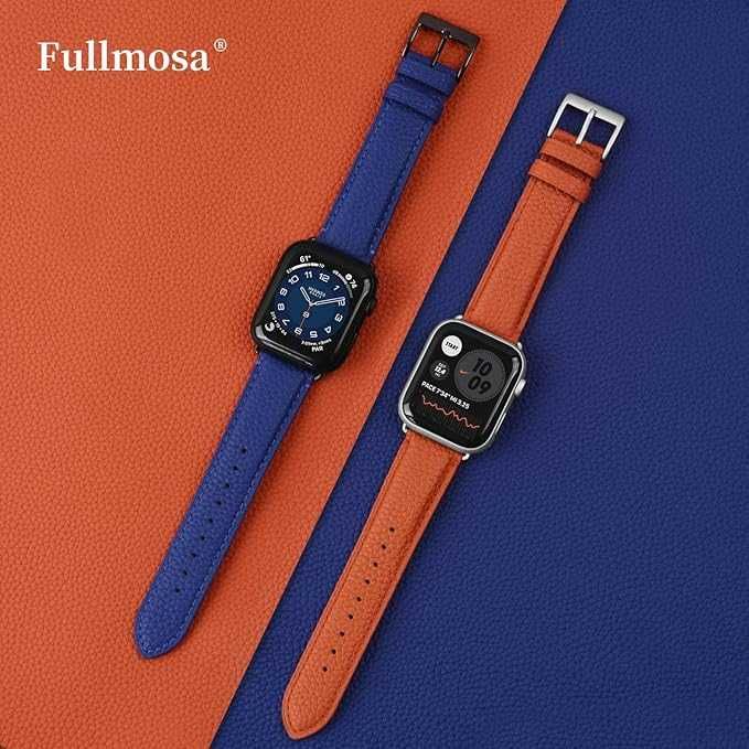 Pasek do Apple Watch z etui pomarańczowy
