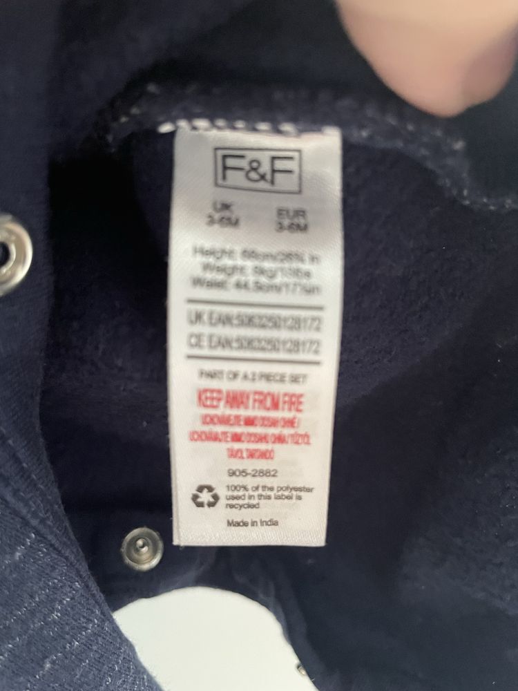 Zestaw chlopiecy F&F w rozmiarze 62/68