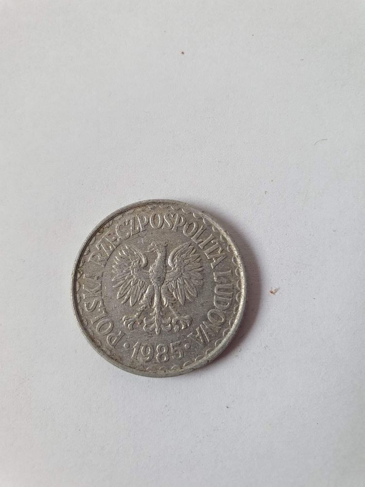 Moneta 1 zł rok 1985