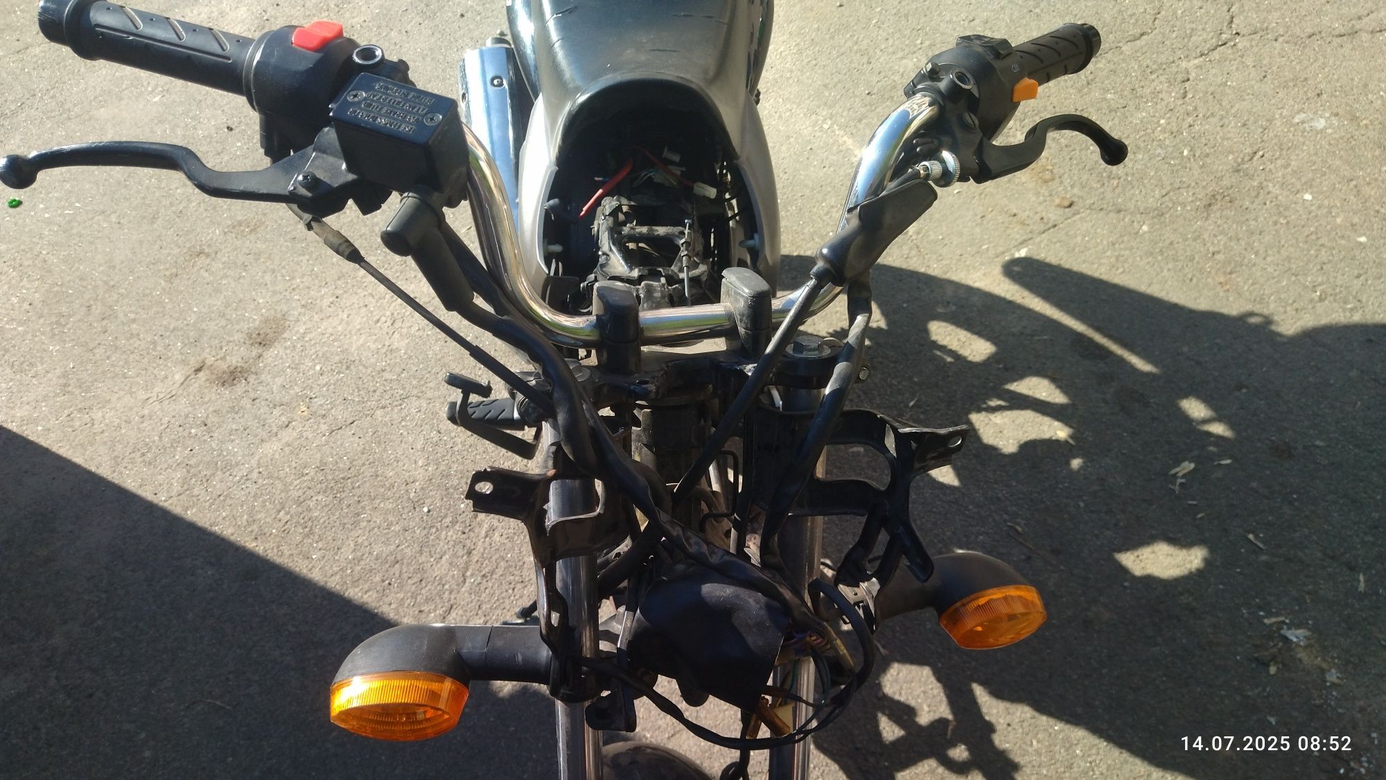 Передня вилка в зборі колесо-кермо Jiansehe-150 R6