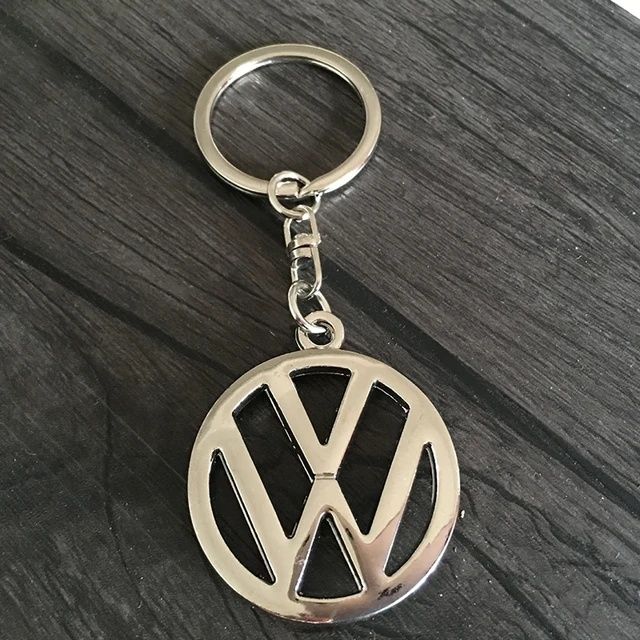 Brelok VW do Kluczy + 2 x VW Emblemat do pilota 14 mm