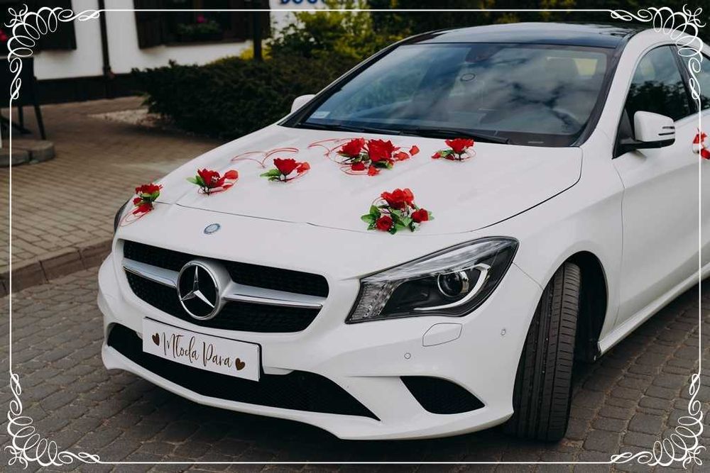 Auto do ślubu. Samochód na ślub. Mercedes CLA, wolne terminy