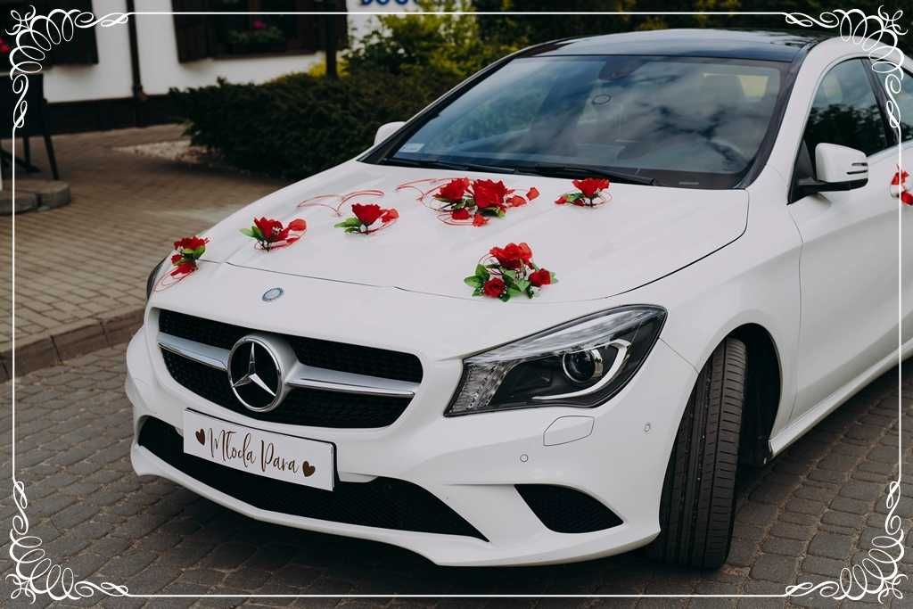 Auto do ślubu. Samochód na ślub. Mercedes CLA, wolne terminy 2024