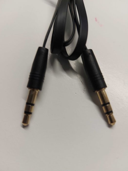 Cabo 2× jack 3,5 mm novo