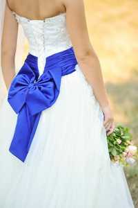 Шикарное свадебное платье Аnne-mariee XS айвори