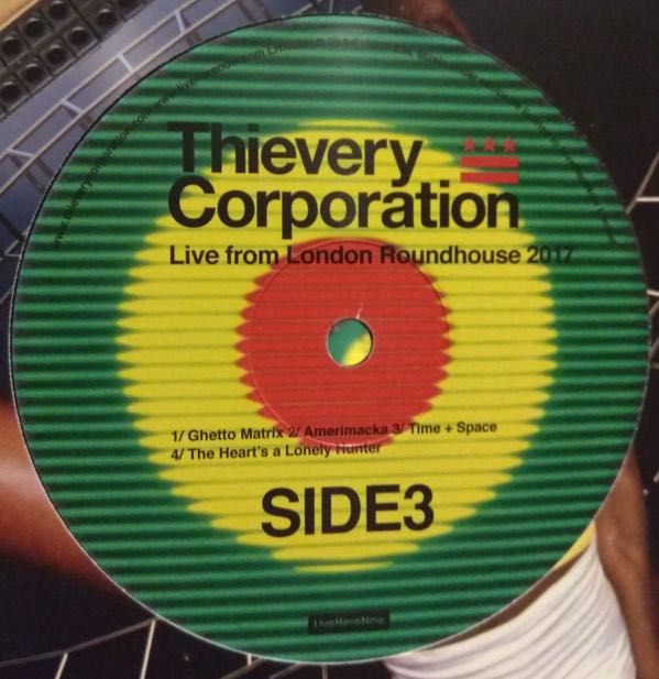 Thievery Corporation ‎– Live From London Roundhouse 2017,3xVinyl, Raro