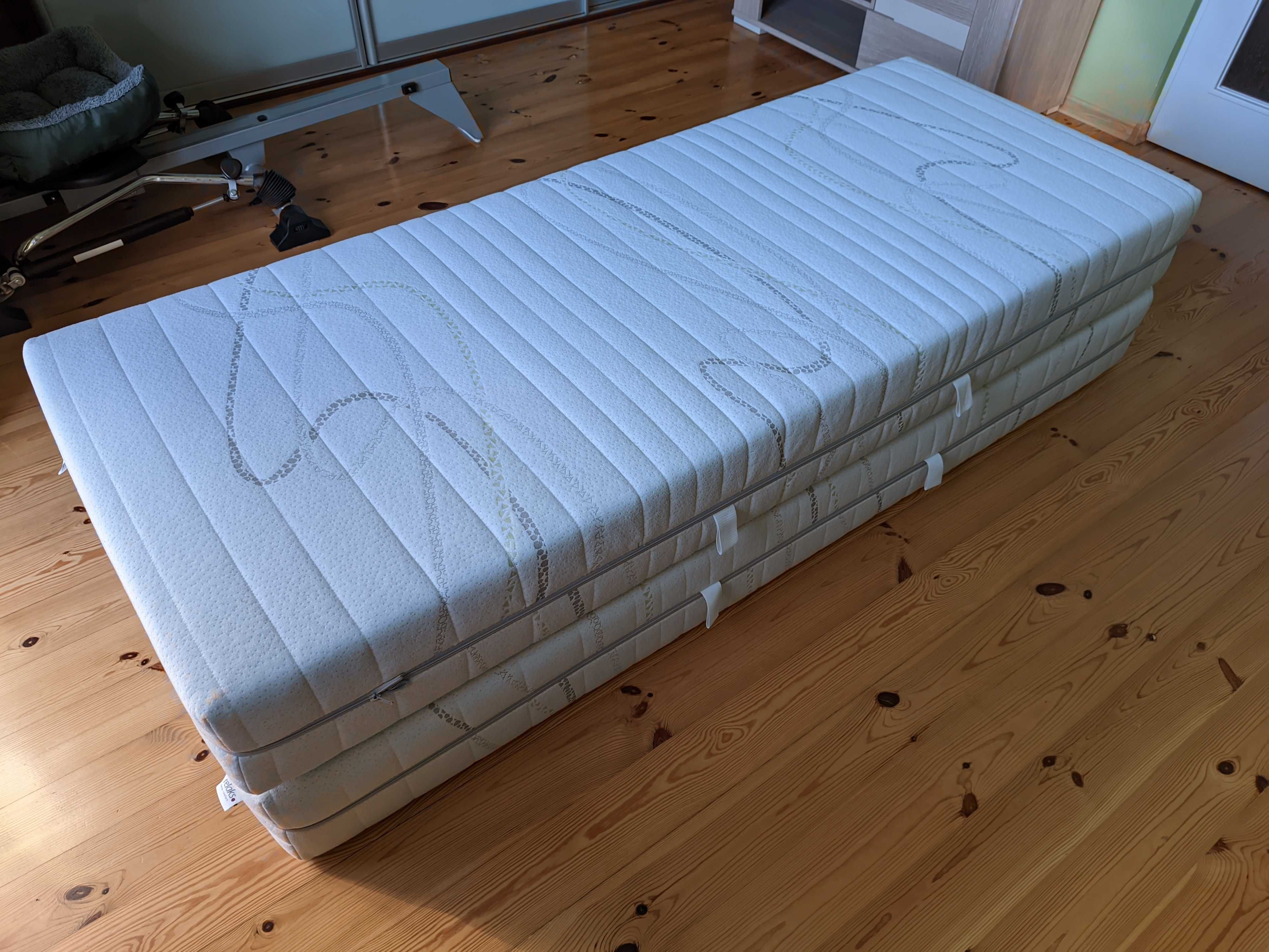Materac FEY Kokos zdrowie+ z pokrowcem Aloe Vera 80x200, dwie sztuki