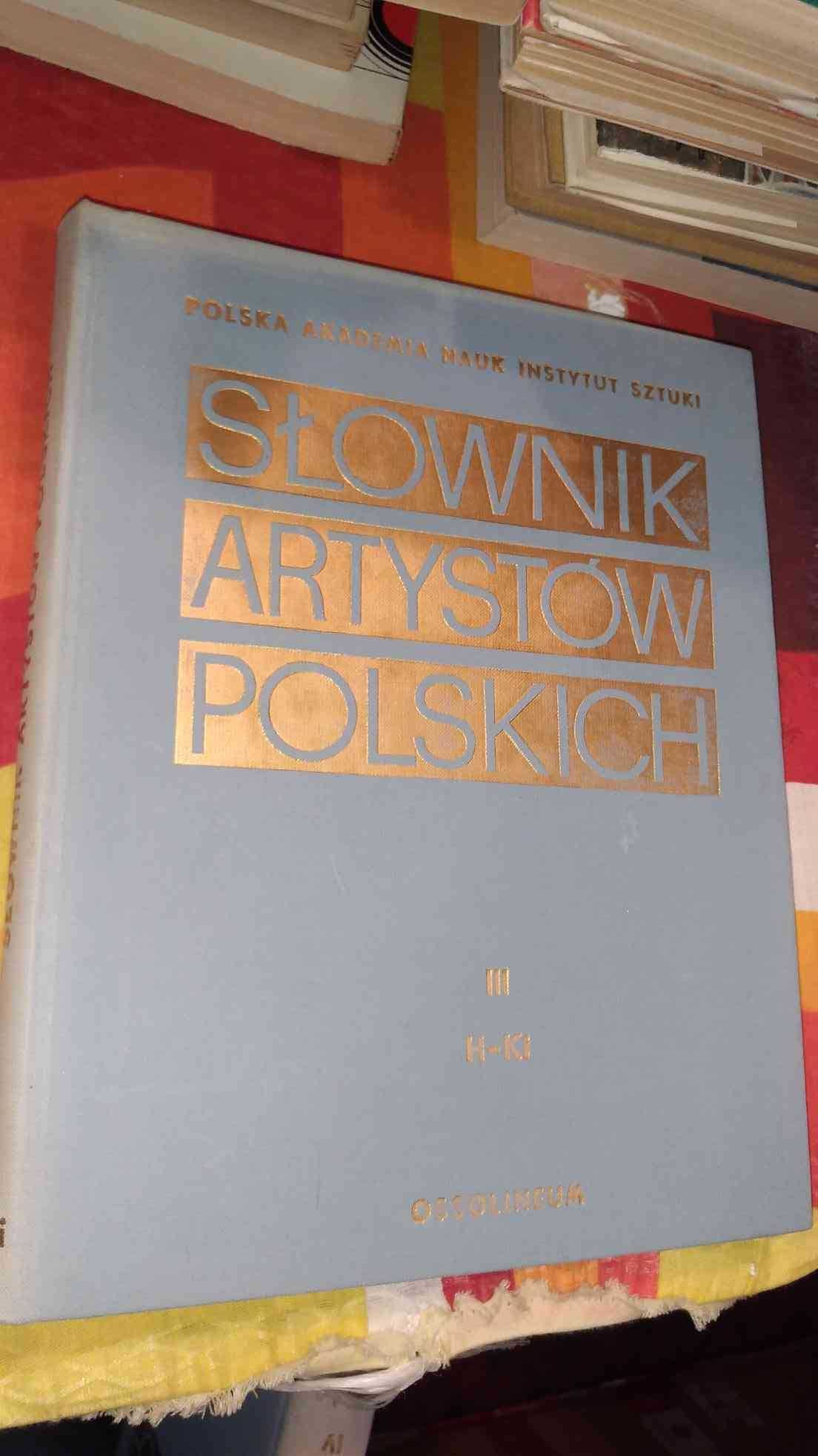 Słownik Artystów Polskich tom III i IV