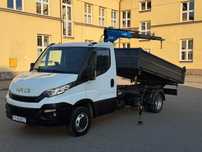3,5t IVECO Daily wywrotka z HDS 2,3t/8t super mocny, zadbany,PRZEBIEG!