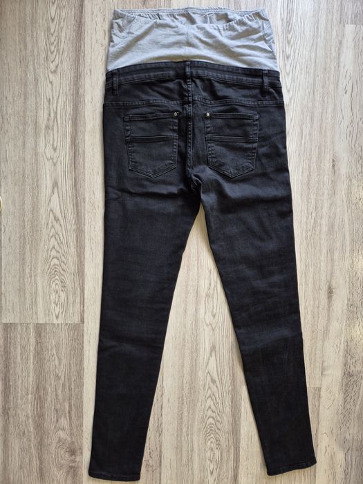 Spodnie ciążowe jeansy czarne r. 36