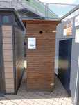 TOALETA WC drewniana 80x90 cm-NOWA -cena -499 PLN
