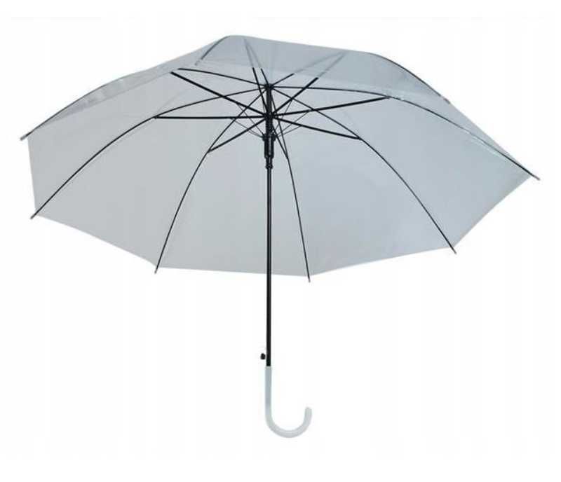 2 sztuki | Przezroczysta Parasolka Automatyczna Parasol Transparentny