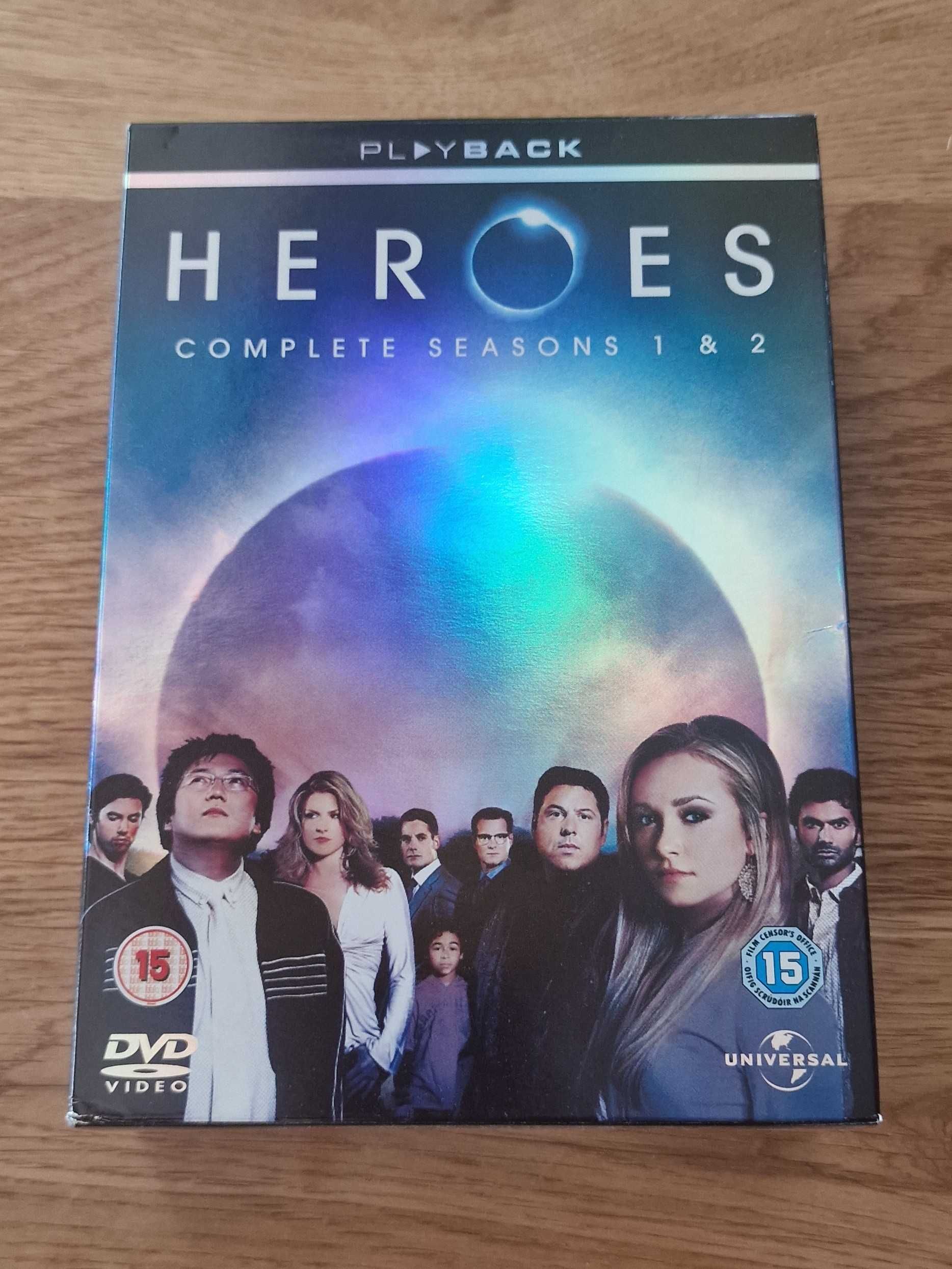 Heroes sezon 1 & 2 DVD box