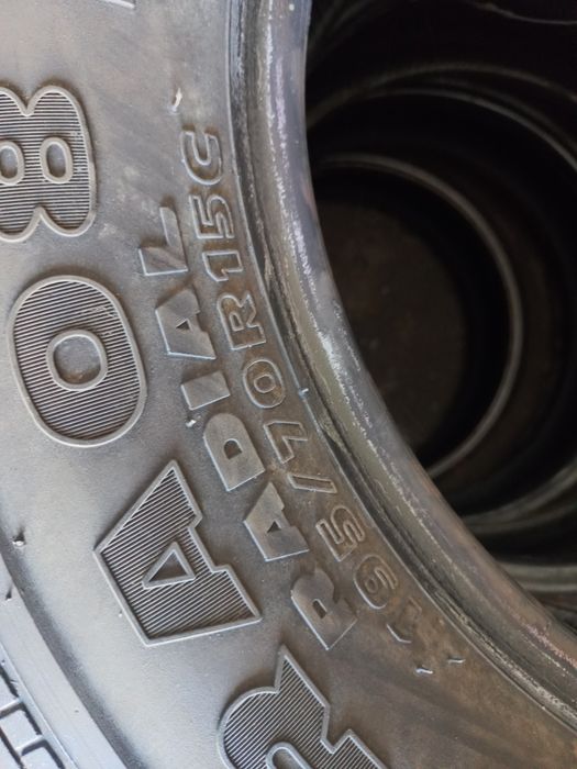 Opony używane 195/70/15c hankook 2x9 mm