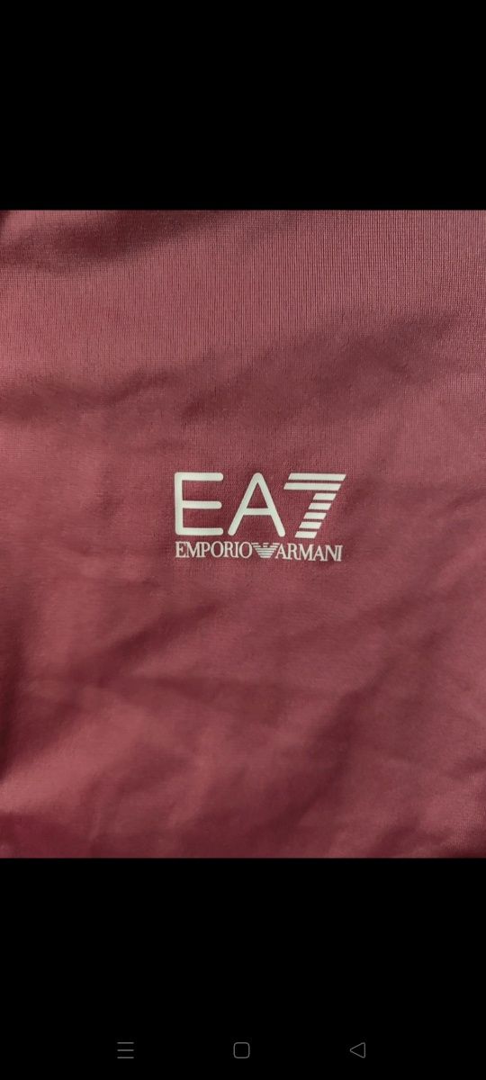 Emporio Armani bluza różowa unisex na wyjście na uczelnię party