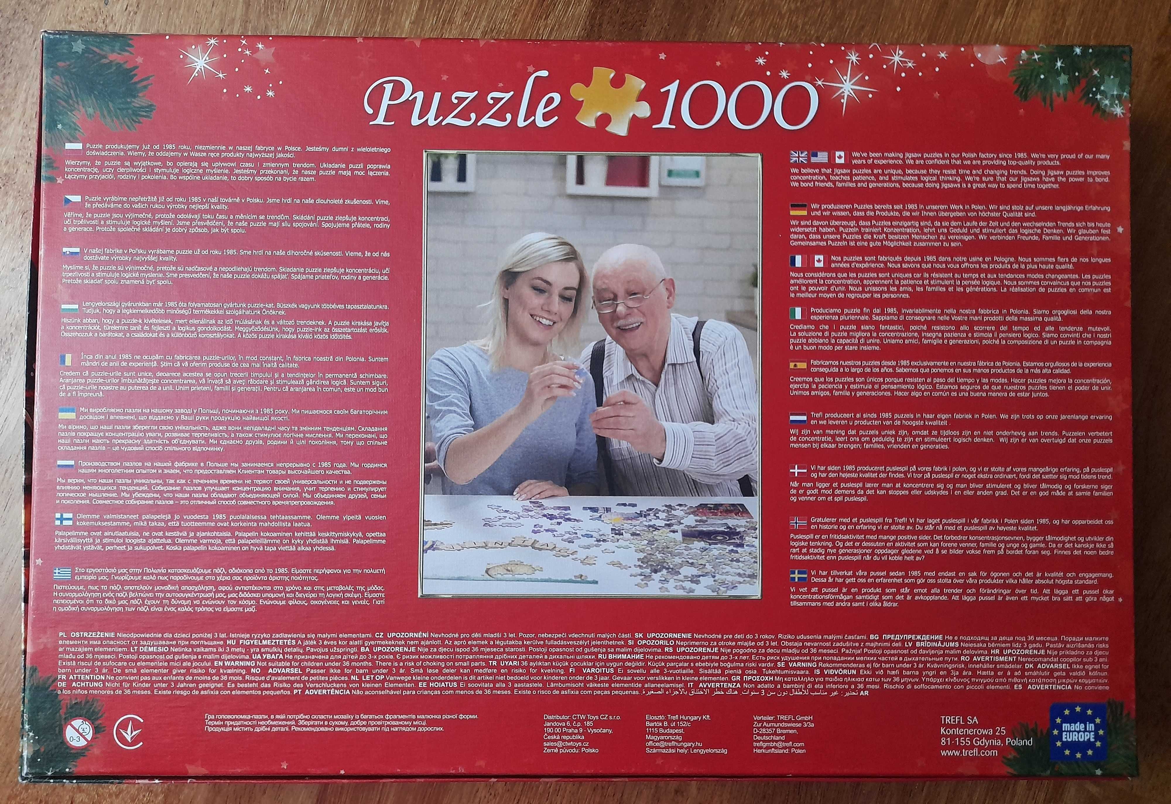 Puzzle 1000 Trefl Czas prezentów A time of gifts