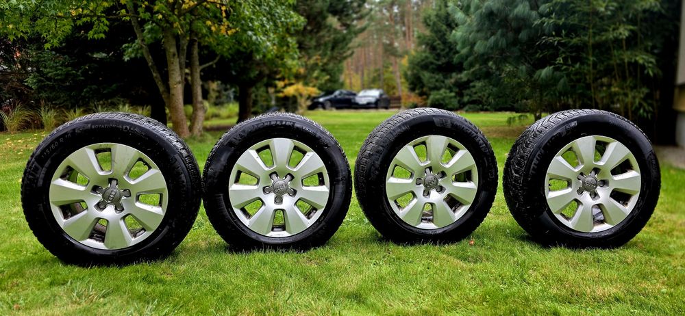 Koła 5x112  opony 225x60x16 Michelin Alipine 6