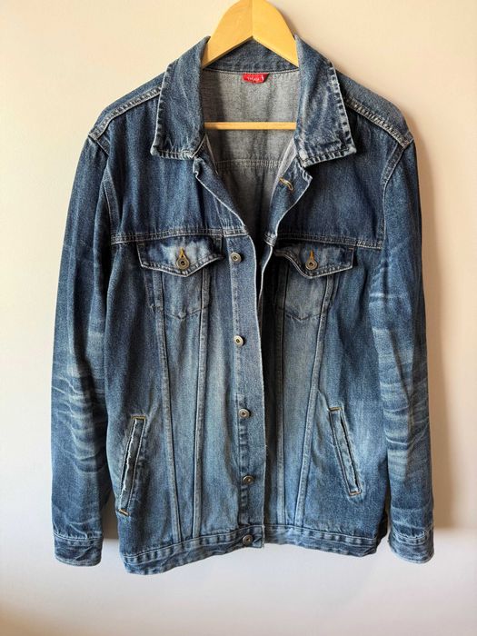 Tissaia kurtka katana jeansowa męska denim retro vintage 40 L