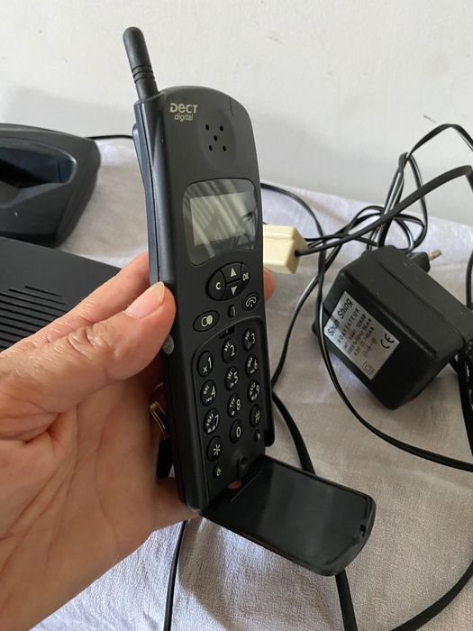 Telefone de mesa vintage