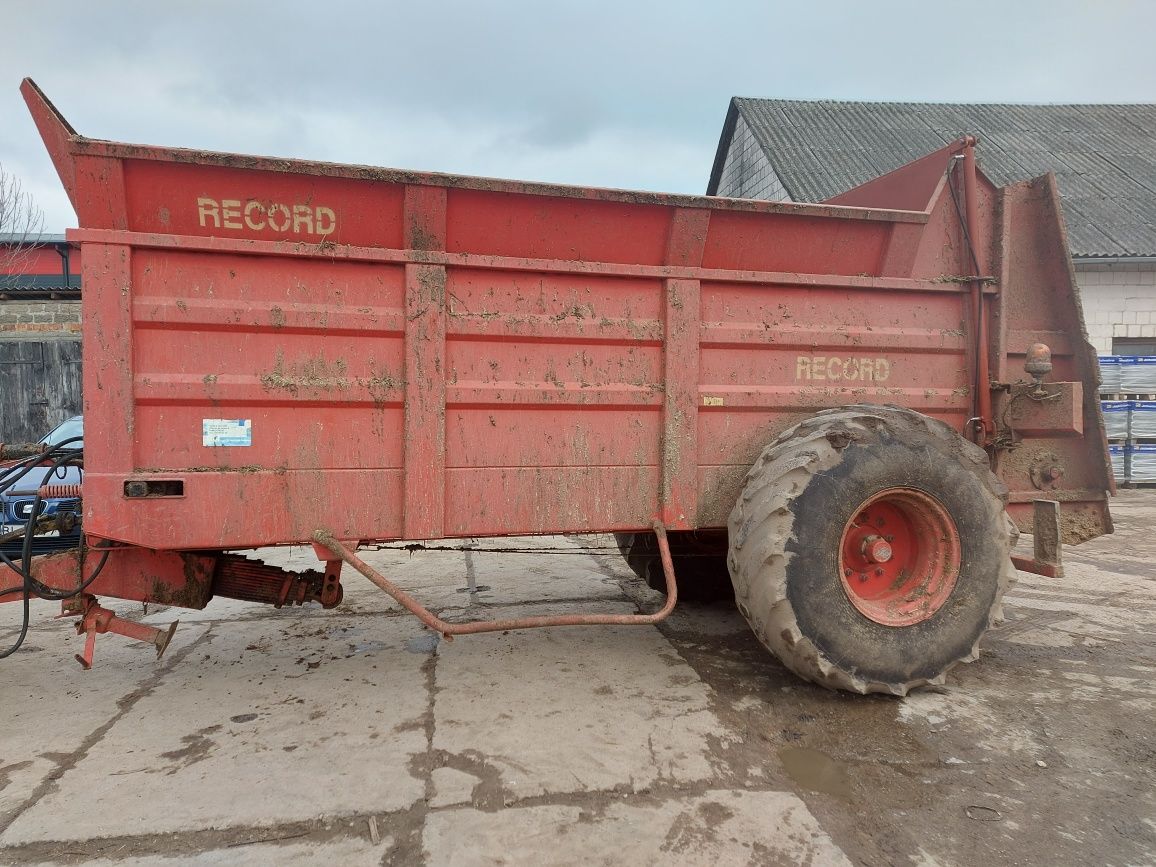 Rozrzutnik obornika Record 14 ton. Nie jeantil