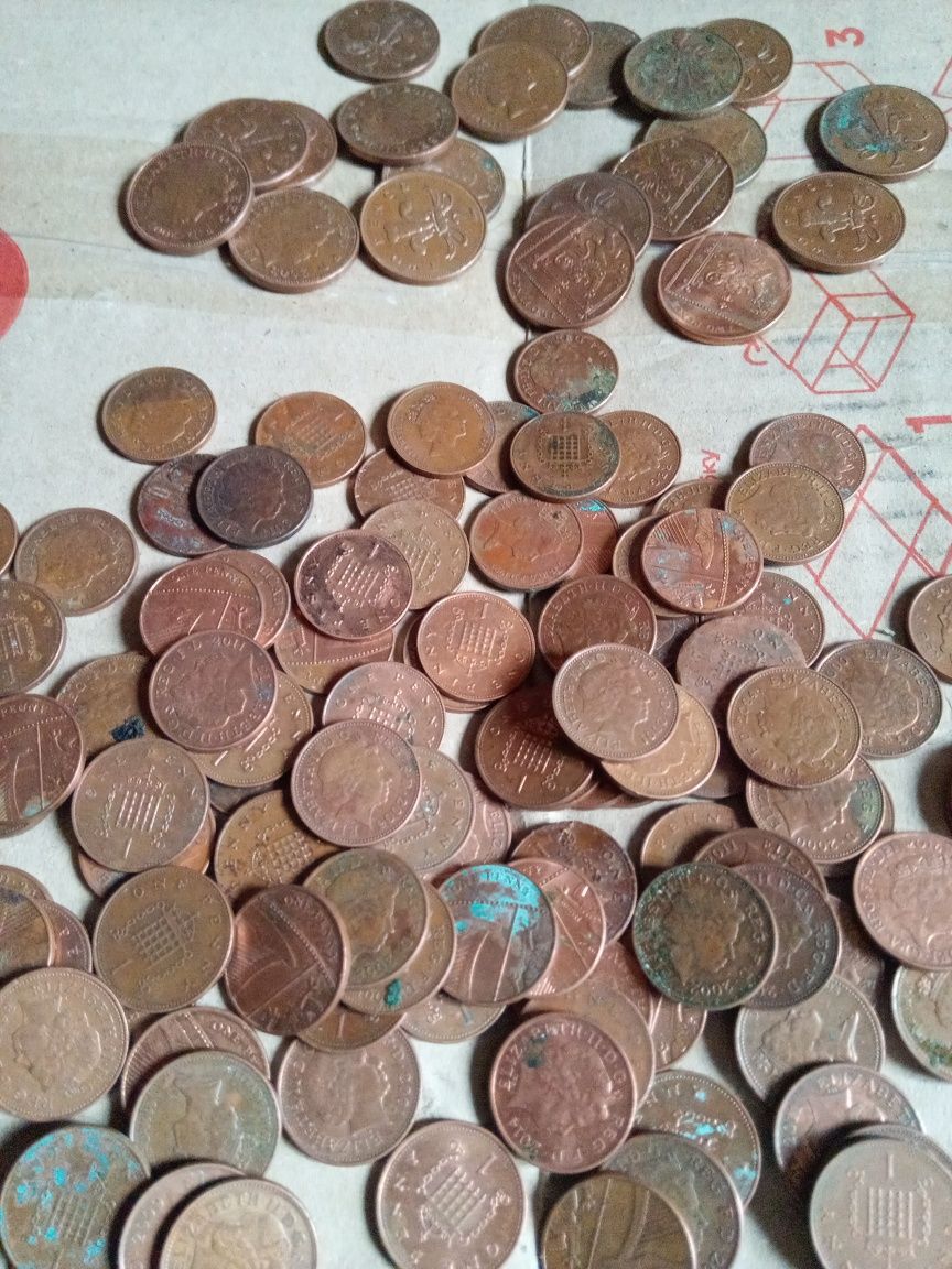 120 монет Великобритании, 1 пенни и 2 пенса, Елизавета II