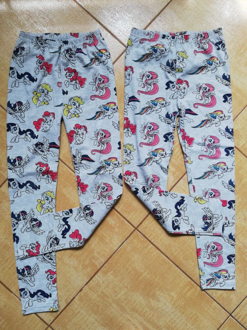 JAK NOWE getry legginsy koniki My Little Pony r. 122/128 i 134/140