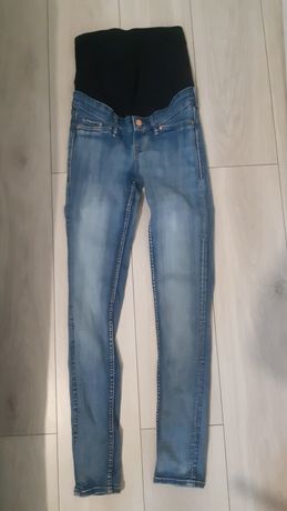 Jeansy ciążowe H&M 34, 36