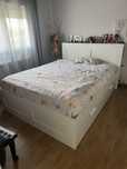 Cama casal 160X200 com cabeceira incluída