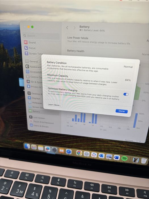 Ноутбук Apple MacBook Air 13" M1 8/256GB 2020, колір rose gold