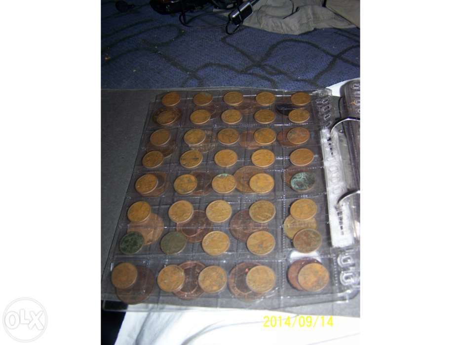 Colecção de moedas antigas