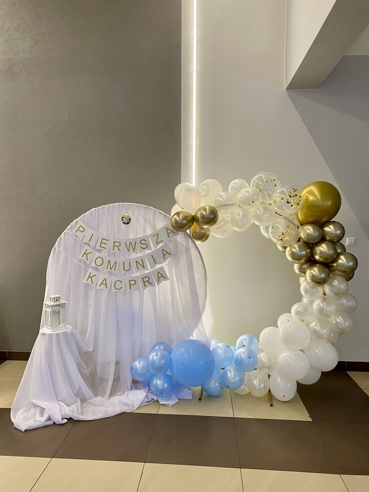 Koło, ścianka do dekoracji balonowych