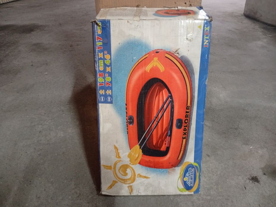 Barco  borracha novo