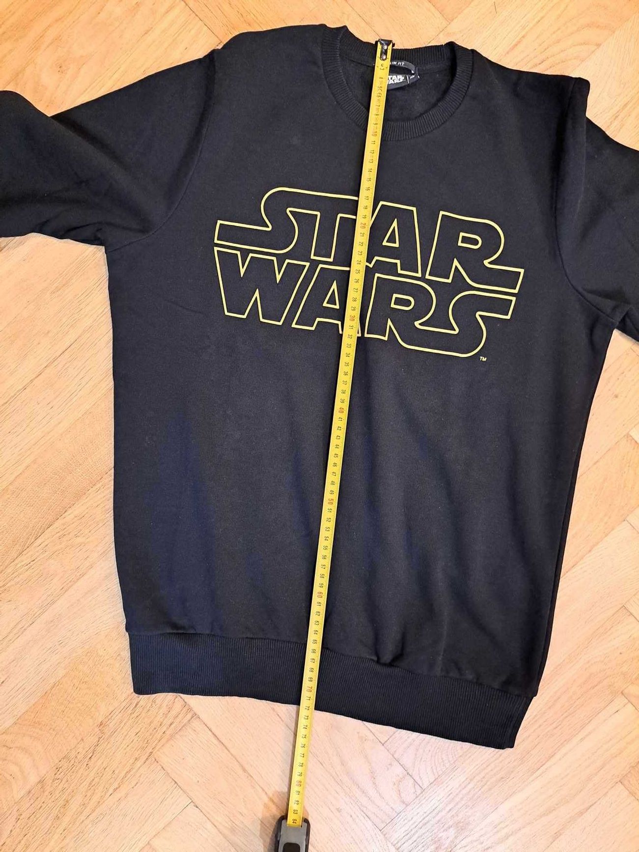 Bluza czarna męska Fishbone Star Wars XL (bardziej L) slim fit