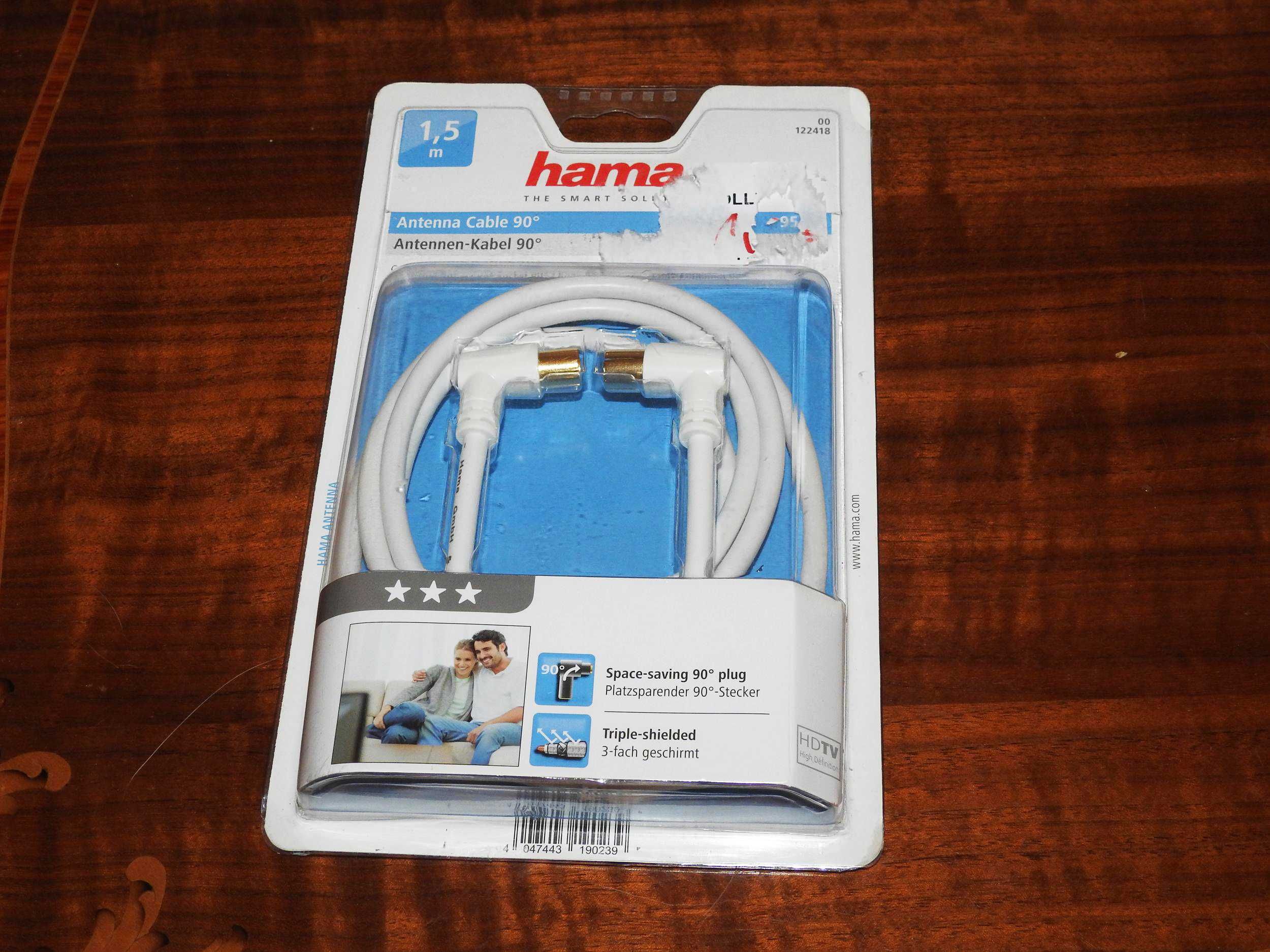 Kabel antenowy Hama - 1,5m