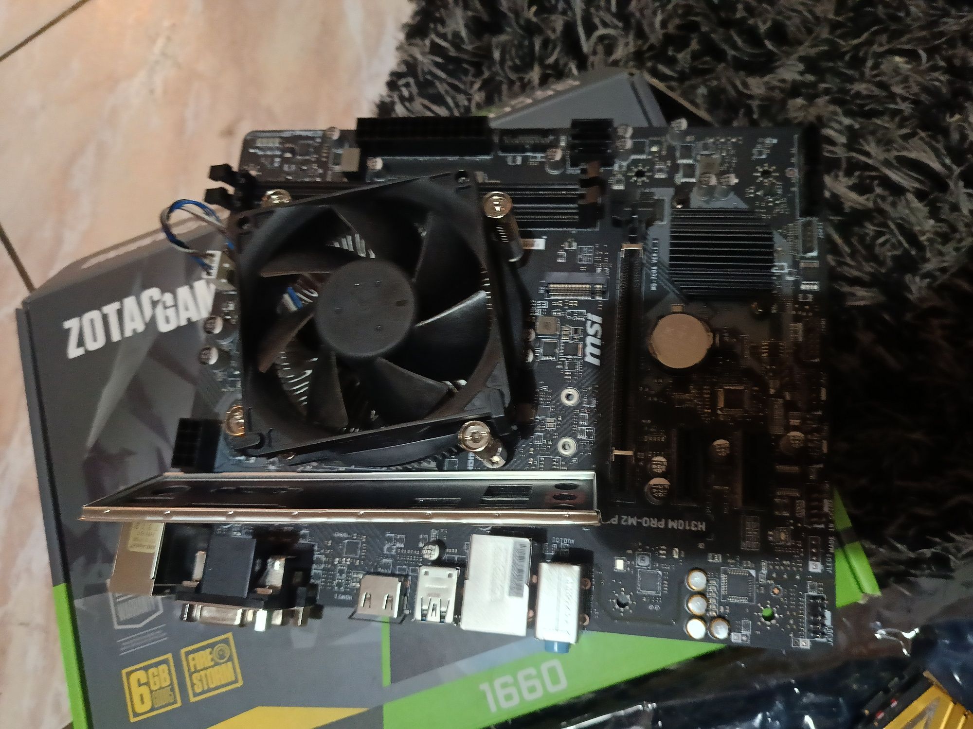 Procesor i5 9400f płyta i karta graficzna GTX 1660
