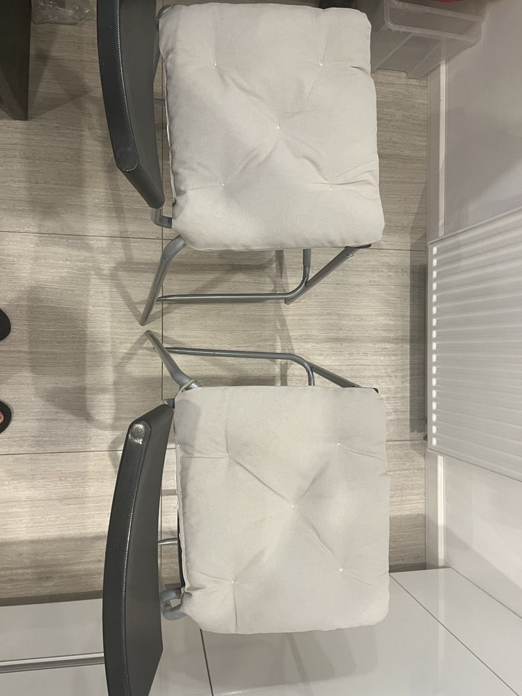 Hokery ikea 2sz + poduszki