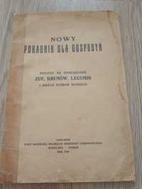 1929 rok Nowy Poradnik dla gospodyń książka kucharska stara