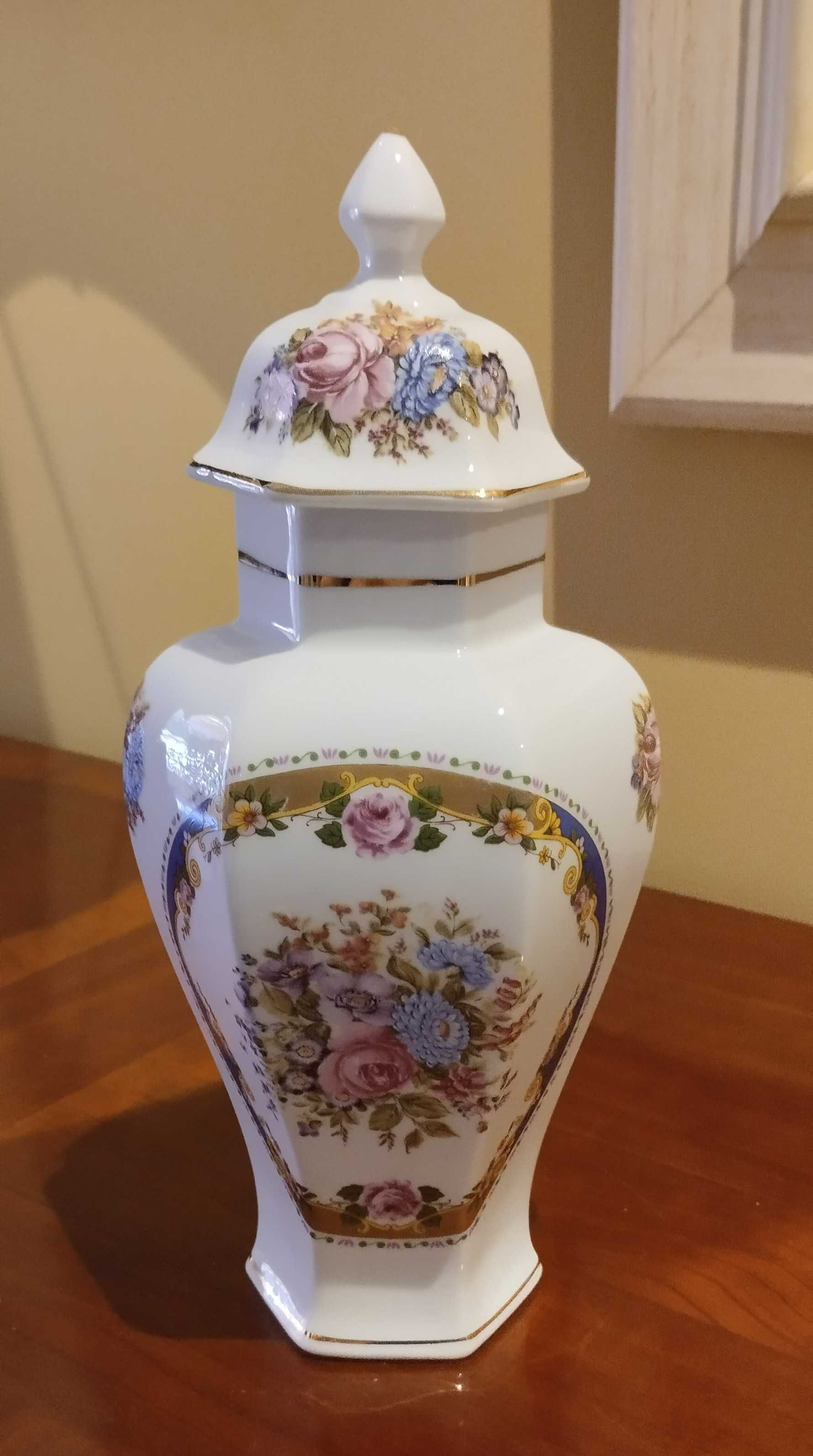 Porcelana de Limoges,  pote e prato - Elegância Francesa