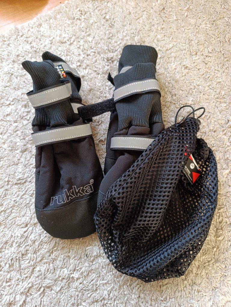 Rukka roz. 7 Thermo buty zimowe, czarne dla psa