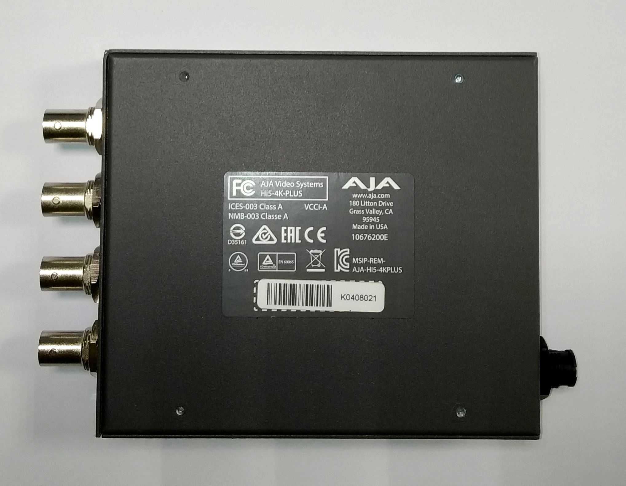 SDI to HDMI converter AJA 4K (Hi5-4K-plus)