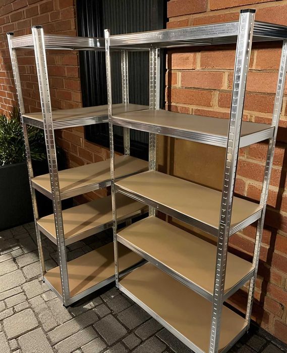 Стелаж 180×90×40 на 5 полиць з МДФ— чорний, посилений, міцний. Є Різні