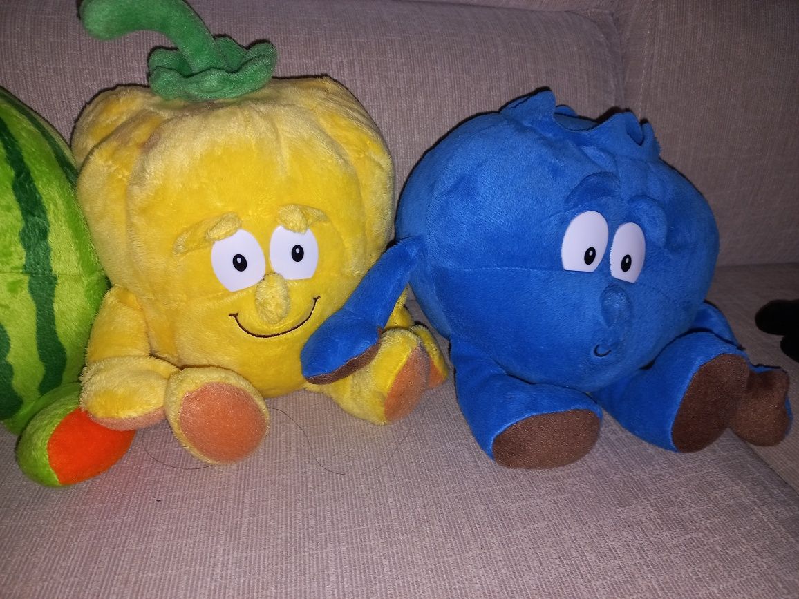 Peluches coleção frutas e legumes