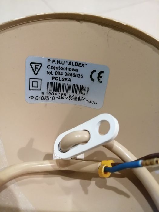 Lampa wisząca żyrandol zwis zdobiona kwiaty szklana do kuchni 60W
