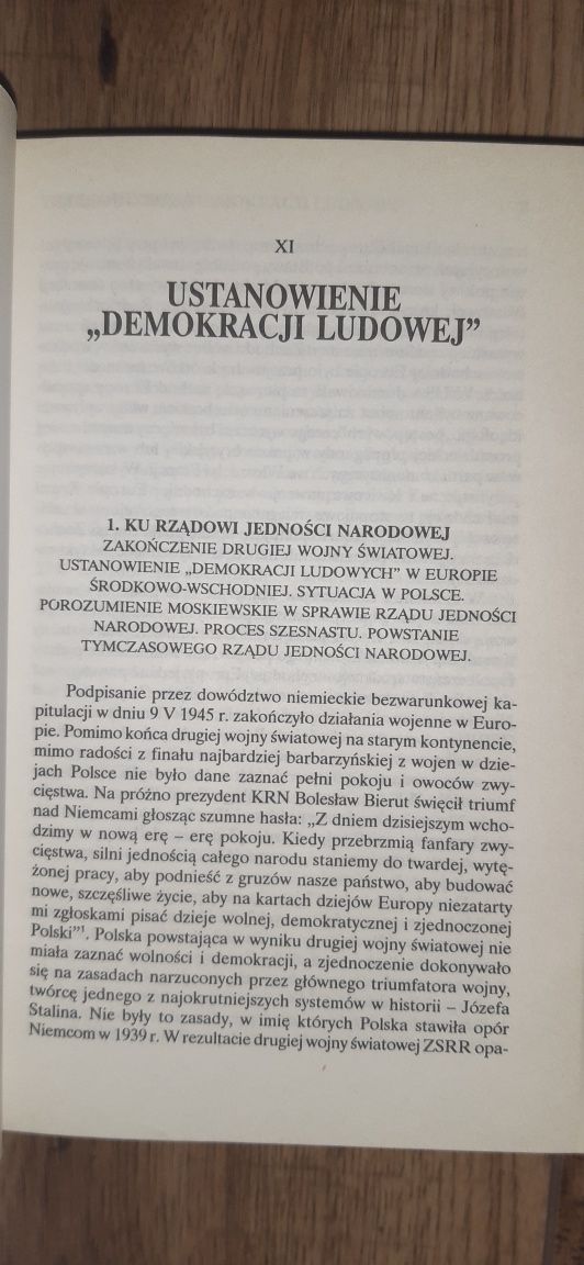 Ksiazka Najnowsza historia Polski z 1995 r