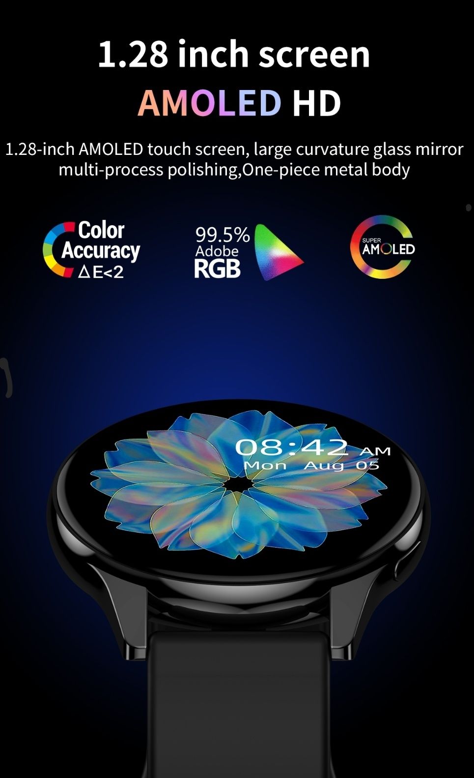 Sprzedam fabrycznie nowy smartwatch AMOLED