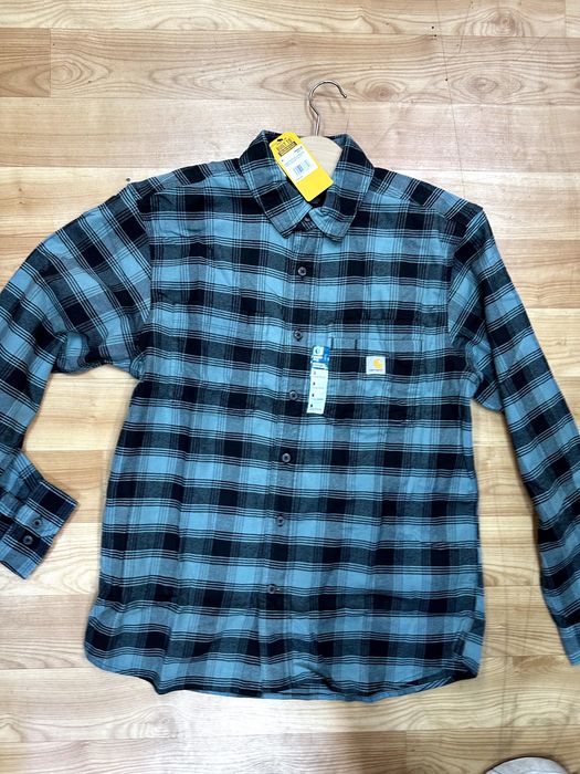 koszula carhartt flanelowa krata oryginalna klasyczna pocket M