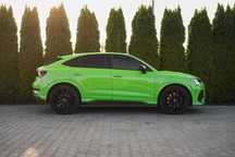 Audi RS Q3 z kierowcą – do ślubu, klipów, reklam, TikTok