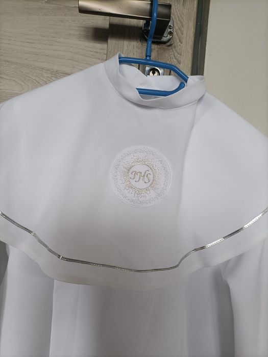 Strój komunijny dla chłopca-alba, spodnie i koszula